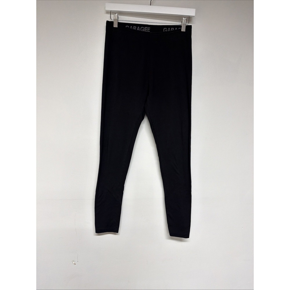 Garage Women's Leggings Size M Black Stretch Mid Rise Casual